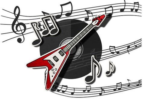 Rock Music Transparent Clip Art Image - PNG Play