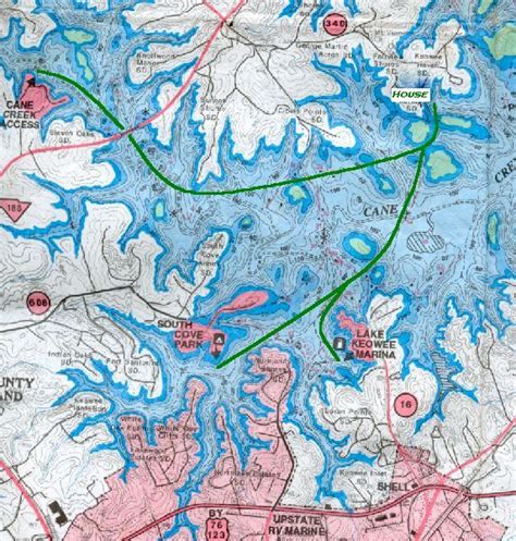 Lake Jocassee Waterfalls Map – Verjaardag Vrouw 2020