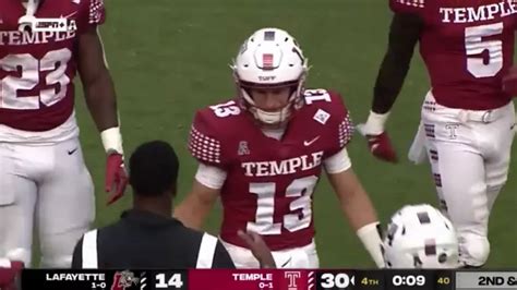 Kurt Warner's Son Set to Start at QB for Temple as a Freshman