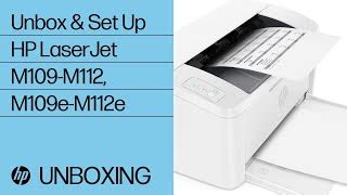 HP LaserJet M110we Printer Setup | HP® Support