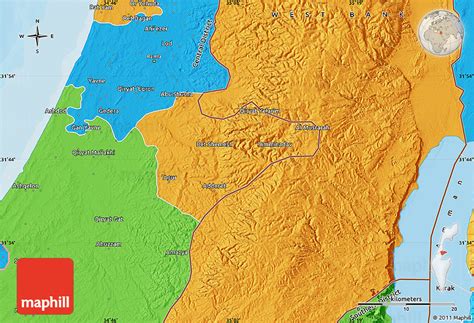 Political Map of Jerusalem