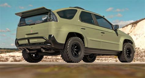 Call Us Crazy, But This Pontiac Aztek Imagined As An Off-Road Battlecar ...