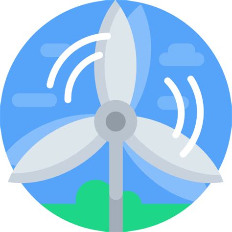 Wind energy Detailed Flat Circular Flat icon