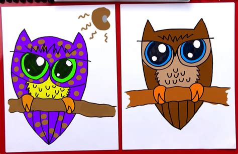 How To Draw an Owl: 10 Easy Drawing Projects