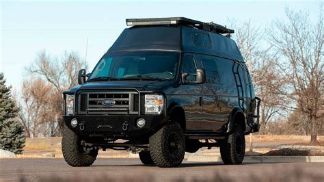 Off-Grid Adventure Vehicle: A Ford E350 4x4 Camper Van With 440 HP ...