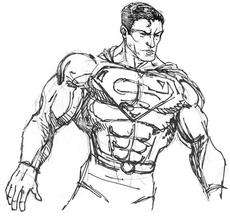 Superman Drawing at GetDrawings | Free download