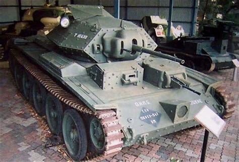 WW2 Crusader MkI tank at the RAAC Memorial, Army Tank Museum, Puckapunyal, Victoria, Australia