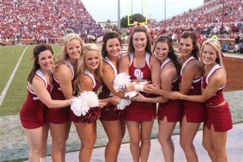 28 best Oklahoma Sooners Cheerleaders images on Pinterest | Oklahoma ...