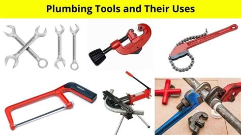 Different Types Of Plumbing Tools And Their Uses