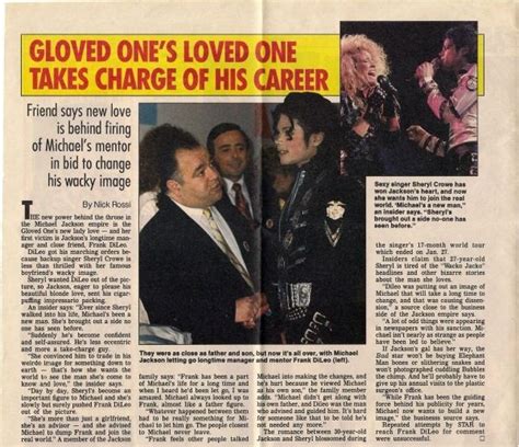 An Article Pertaining to Michael And Frank DiLeo - Michael Jackson ...