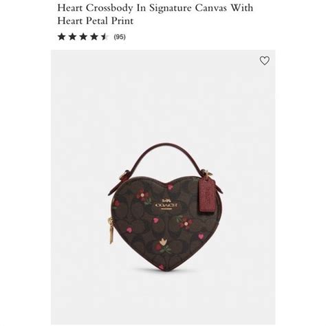 Coach Limited Edition Valentines Day Heart Shaped Crossbody | Purses and bags, Cross body ...