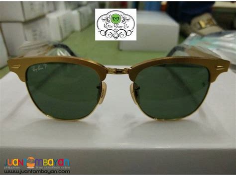 RAY BAN CLUBMASTER ALUMINUM FRAME - RAY BAN SUNGLASSES