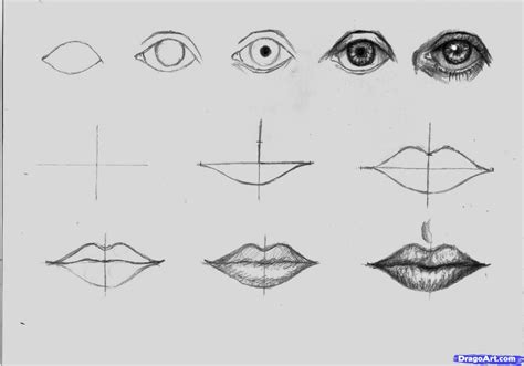 how to draw lips step by step with pencil - Google Search Mouth Drawing, Nose Drawing, Drawing ...