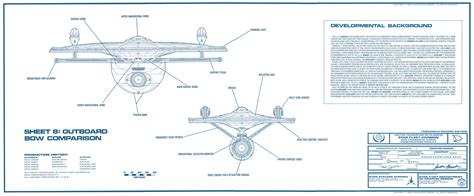 Star Trek Excelsior Class Blueprints Schematics