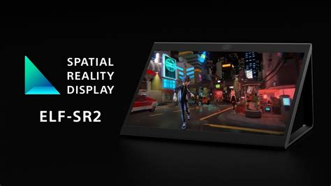 Sony ELF-SR2 Spatial Reality Display Shows 3D Content without Glasses