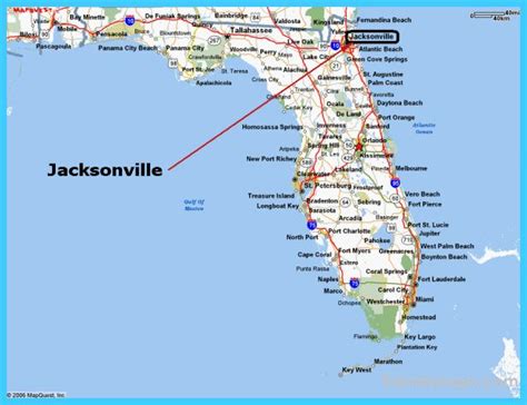 nice Map of Jacksonville Florida | Jacksonville florida, Jacksonville ...