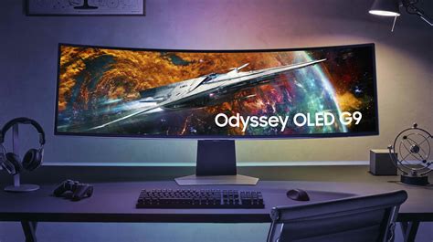 New Odyssey OLED G9 is Samsung's first DQHD monitor with a 32:9 aspect ...