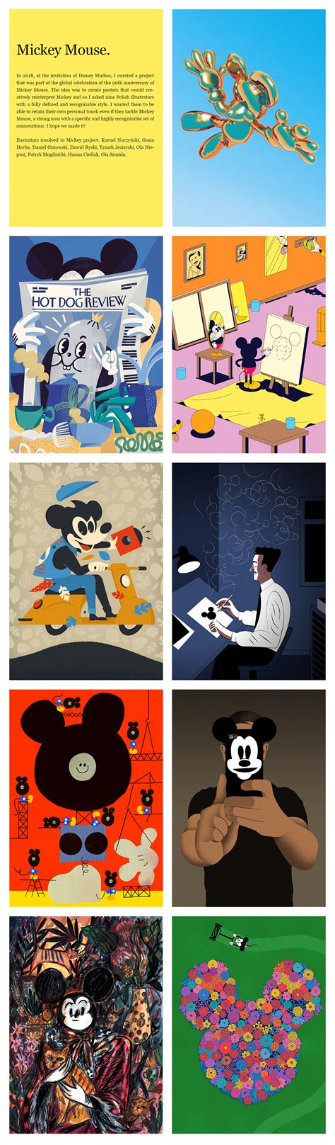 Mickey Mouse 90th anniversary! on Behance