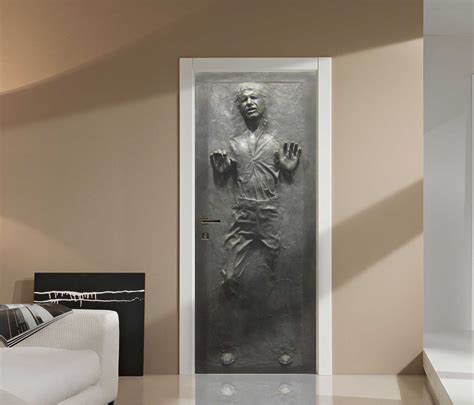 Han Solo Frozen In Carbonite Door Decal | OhGizmo!