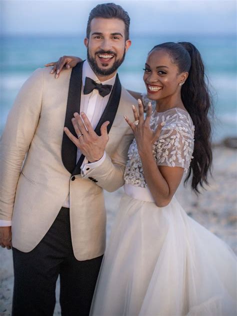 Rachel Lindsay and Bryan Abasolo's Wedding Photos and Details | Interracial wedding, Rachel ...