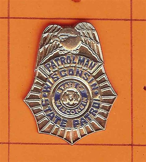 Wisconsin State Patrol Badge - Hat Pin