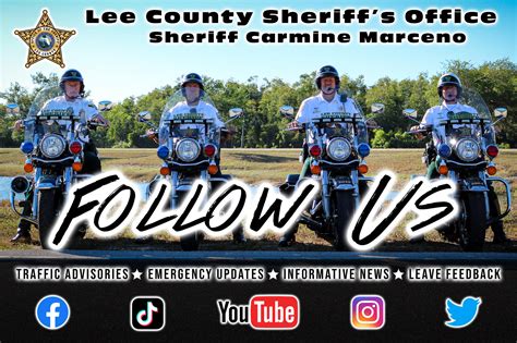 FOLLOW THE LEE COUNTY SHERIFF'S OFFICE ON SOCIAL MEDIA! (Lee County ...