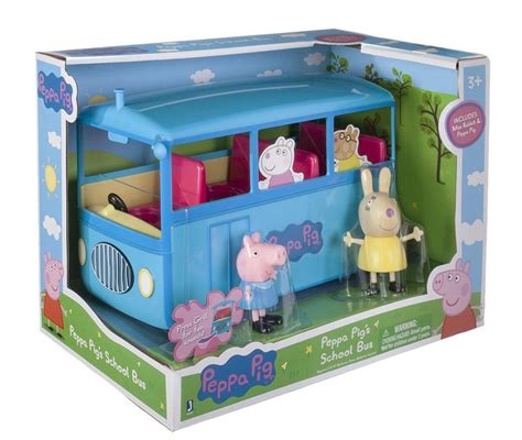 Peppa Pig School Bus Miss Rabbit Playset Sound Phrases Pretend Play Battery Toy | #1847758431