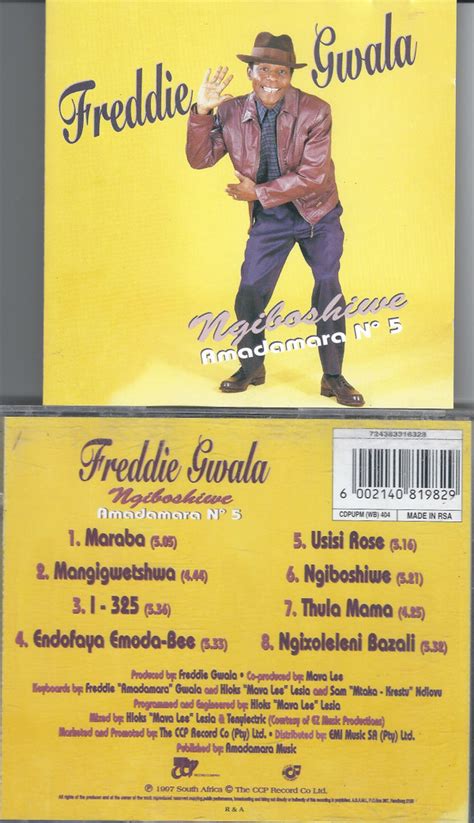 Freddie Gwala - Amadamara No. 5 Ngiboshiwe (1997, CD) | Discogs