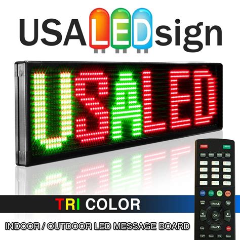 Tri Color - Worlds No.1 LED Signs & Outdoor Electronic Message Boards ...