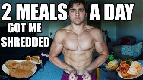 How I Got Shredded Eating 2 Meals A Day | Full Day Of Eating - YouTube