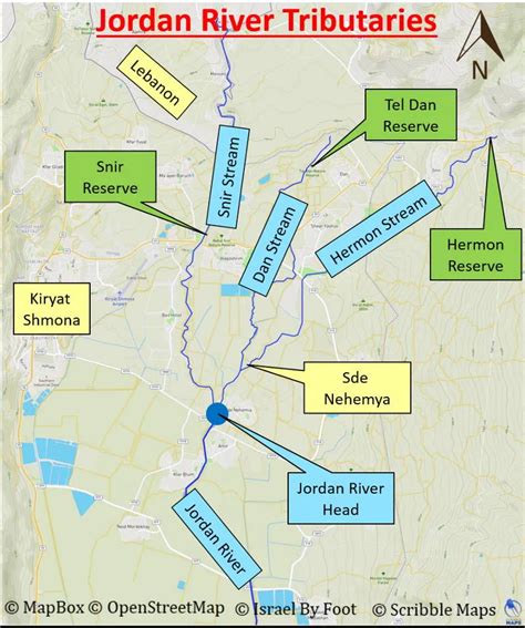 Hike along and inside the Jordan River Tributaries – Israel By Foot