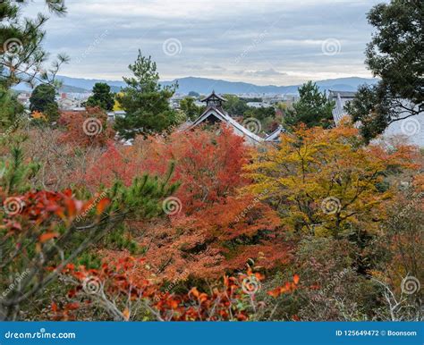 Aerial View of Tenryuji Temple during Autumn Season in Kyoto, J Stock Photo - Image of colorful ...