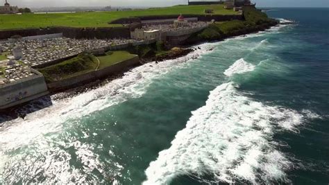 Cemetery by the ocean landscape in San Juan, Puerto Rico image - Free stock photo - Public ...