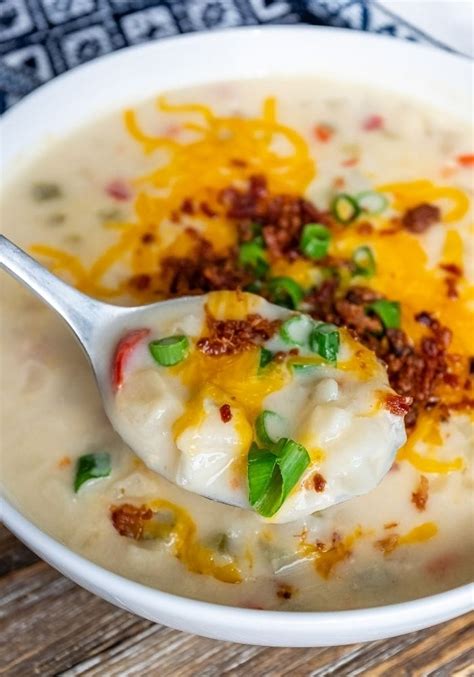 Paula Deen’s Crockpot Potato Soup - 100K Recipes