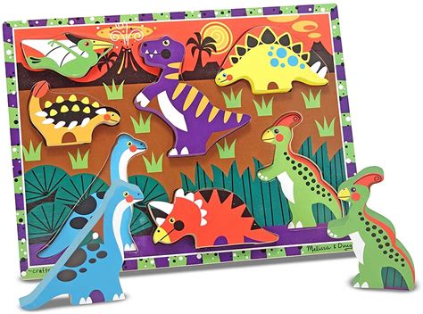 Buy Melissa & Doug - Dinosaurs Chunky Puzzle - 7pc