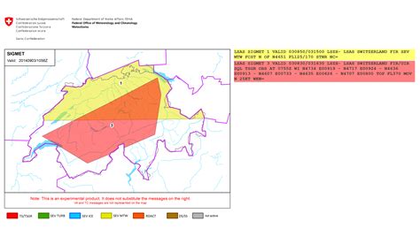 Aviation Weather: MeteoSwiss Enhances SIGMET & AIRMET Alerts with Maps