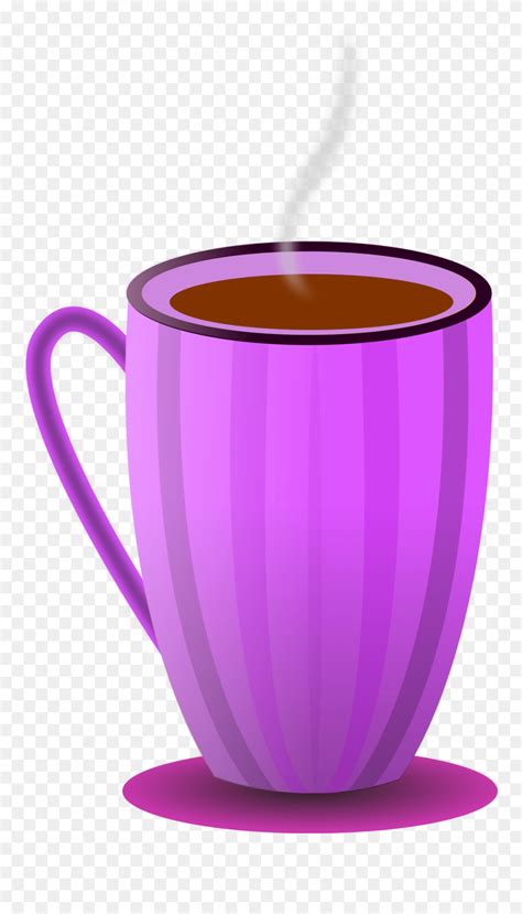 Free Clip Art Coffee Mug - Purple Tea Mug Clip Art - Png Download (#147808) - PinClipart