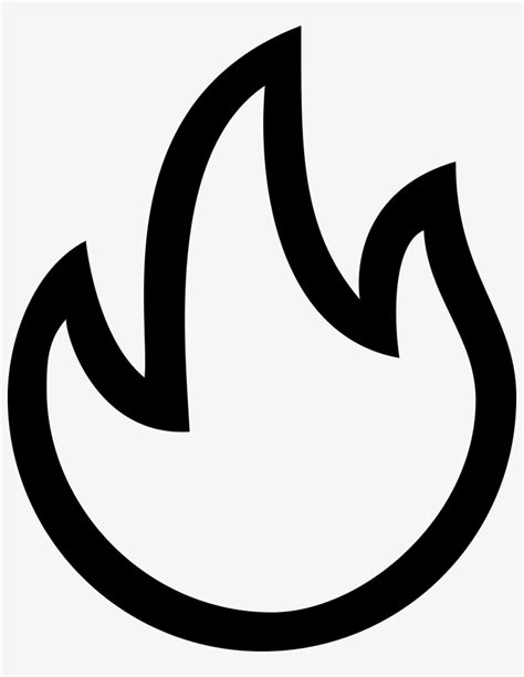 Flame Outline Vector at Vectorified.com | Collection of Flame Outline ...