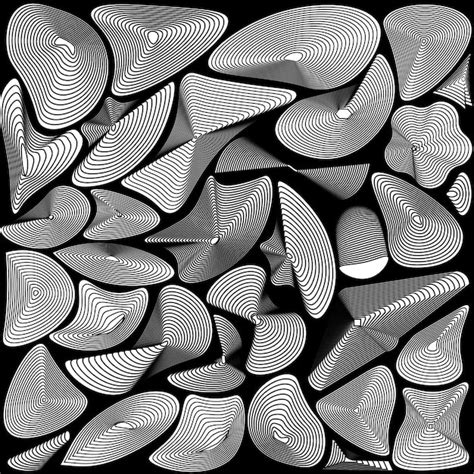 Premium Vector | Abstract patterns optical illusions