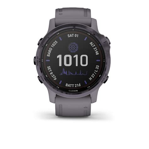 Garmin Fenix 6S Pro Solar GPS Watch - AW21 | SportsShoes.com