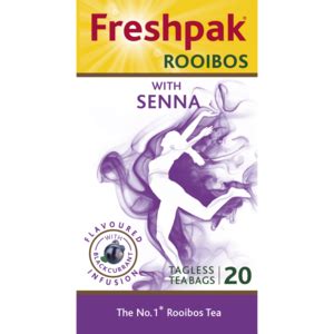 Freshpak Senna Rooibos Tagless Teabags 20 Pack | Rooibos Tea | Tea ...