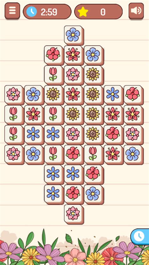 🕹️ Play Blossom Party Game: Free Online Flowers Mahjong Connect Video ...