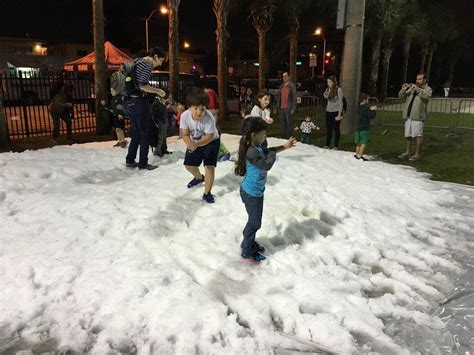 Snow Fooling on Miami Beach for the Holidays | Miami, FL Patch