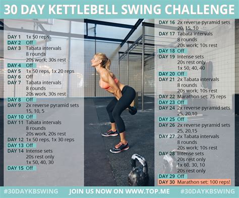 The 30-Day Kettlebell Swing Challenge - Top.me