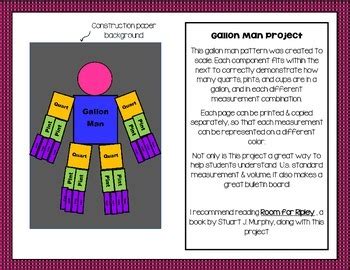 Gallon Bot- Printable Template by "Jen-uine" Ideas | TpT