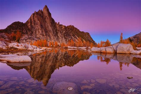 P205 Sunset Prusik Peak, Enchantments, Washington | Randall J Hodges ...