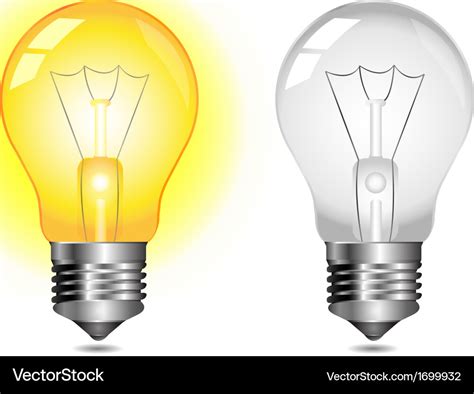 Light bulb Royalty Free Vector Image - VectorStock