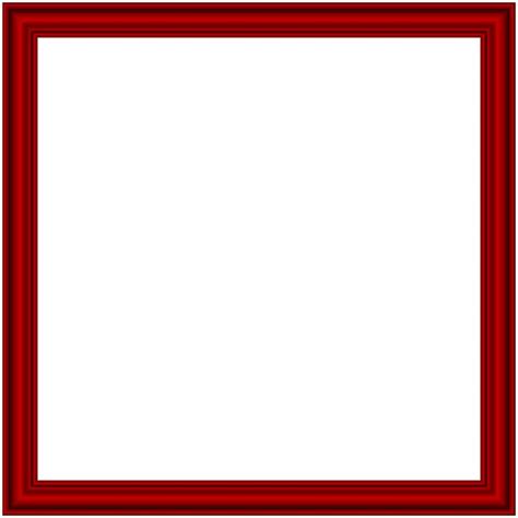 Red Border Frame Transparent PNG Image