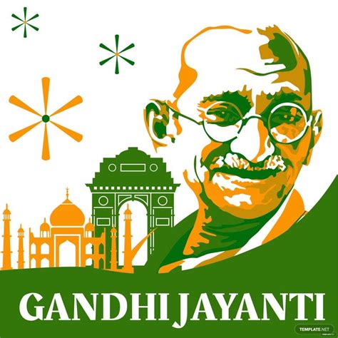 Gandhi Jayanti Celebration Vector in Illustrator, SVG, PSD, PNG, JPG ...