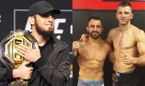 Islam Makhachev turned to Alex Volkanovski and Dan Hooker - WMMAA